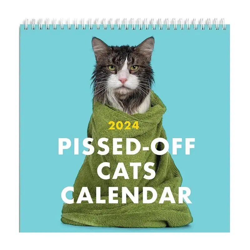 2024 PissedOff Cats Calendar YourCatNeeds