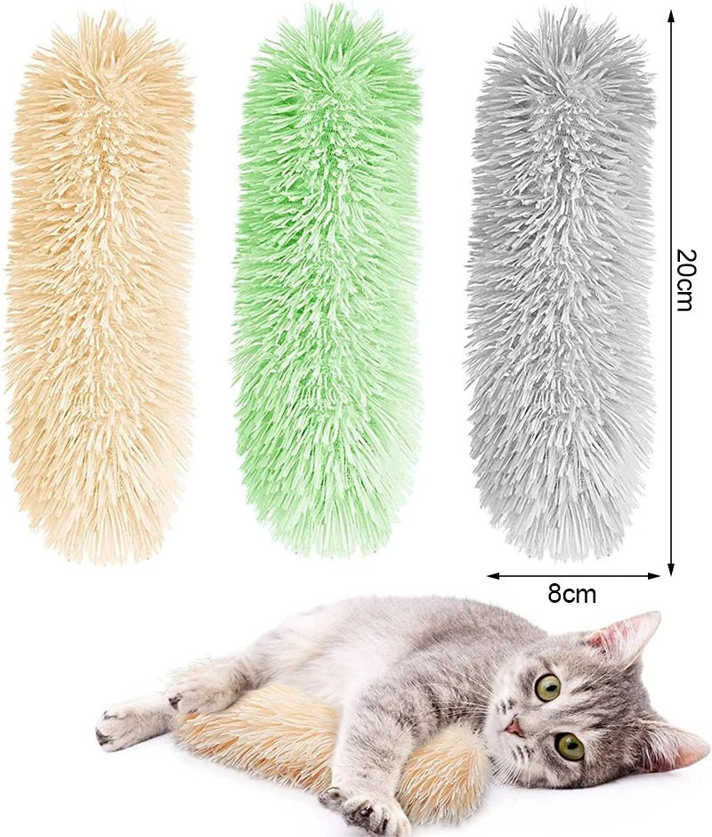 Cat Toys Cat Pillows, 3 Pack Soft and Durable Crinkle Sound Catnip Toys, Interactive Cat Kicker Toys for Indoor Cats, Promotes Kitten Exercise - YourCatNeeds