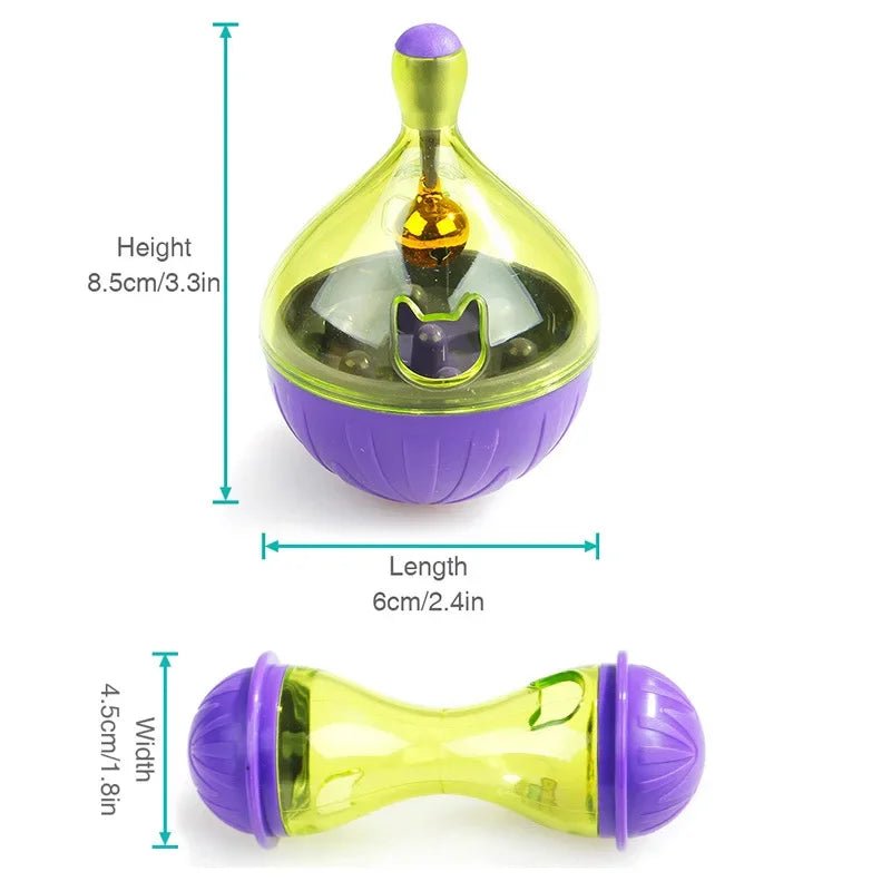 Pet Tumbler Pet Toy Cat Dog Puzzle Toy Pet Leaky Food Container Dog Toy Pet Leaky Food Ball - YourCatNeeds