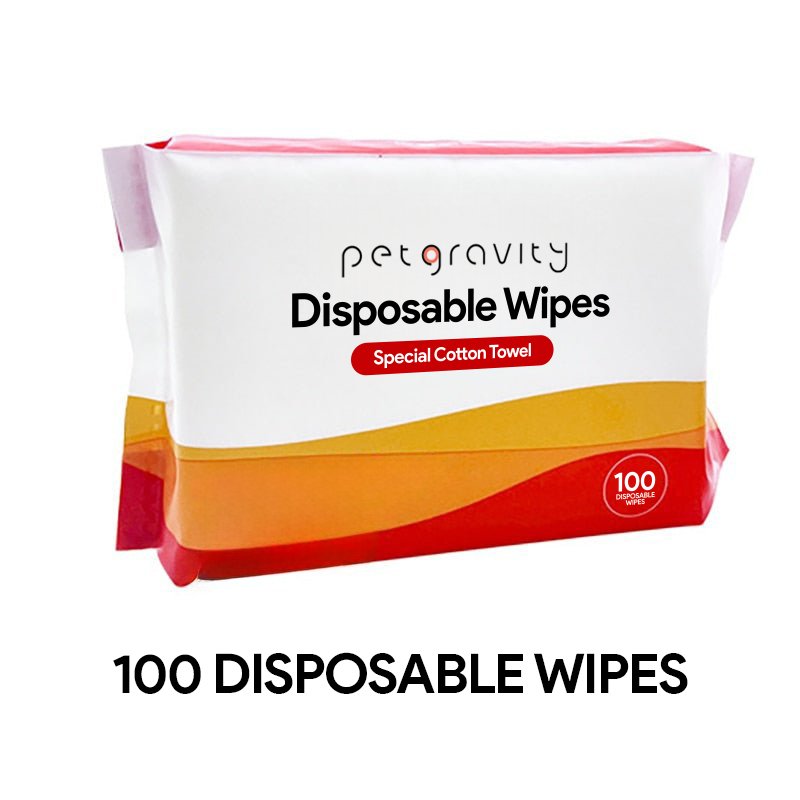 100 Disposable Wipes for 4 in 1 Cat Brush - YourCatNeeds
