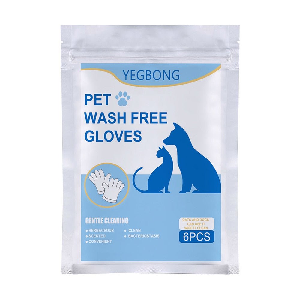 Cat Cleaning Gloves (6 pcs) - YourCatNeeds