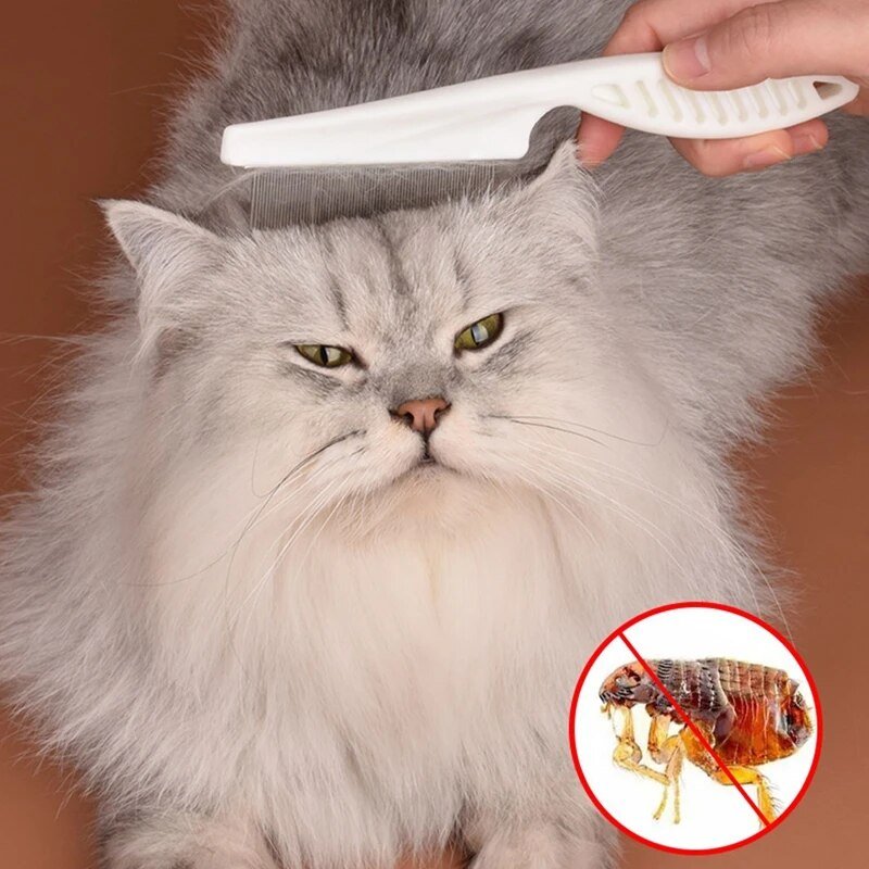 Cat Hair Shedding & Flea Comb - YourCatNeeds
