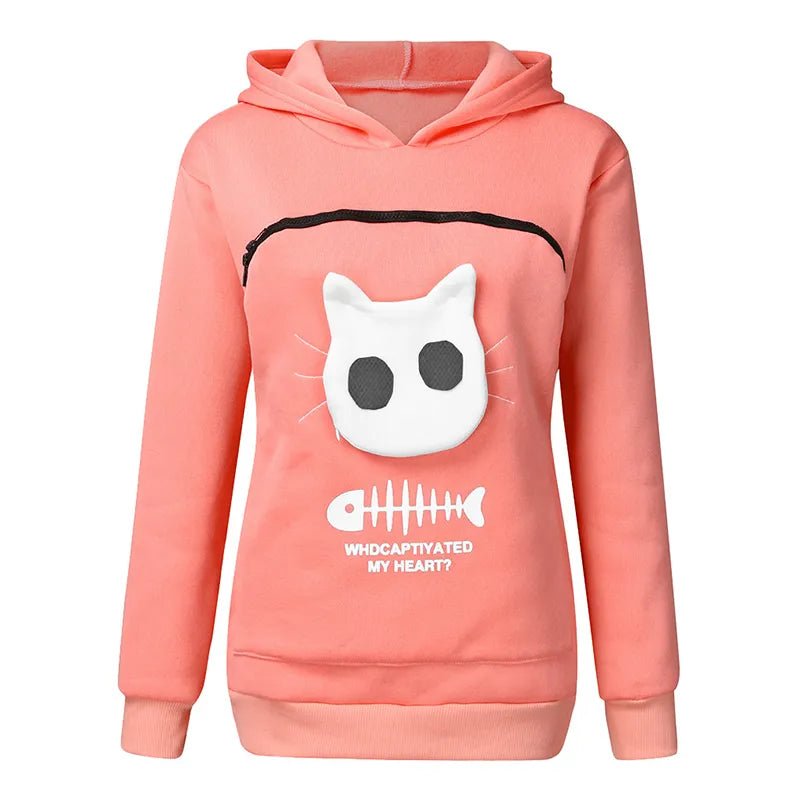 Cat Lovers Hoodie Kangaroo Sweatshirt - YourCatNeeds