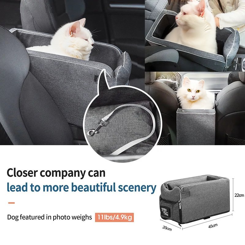 Co-Pilot Cat & Dog Carpool Seat - YourCatNeeds