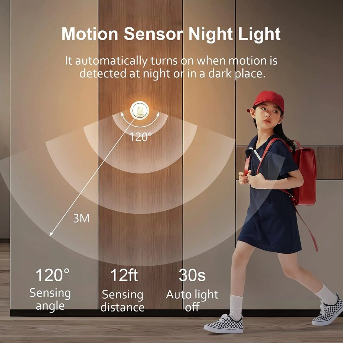 Cute Kitty Motion Sensor Nightlight - YourCatNeeds