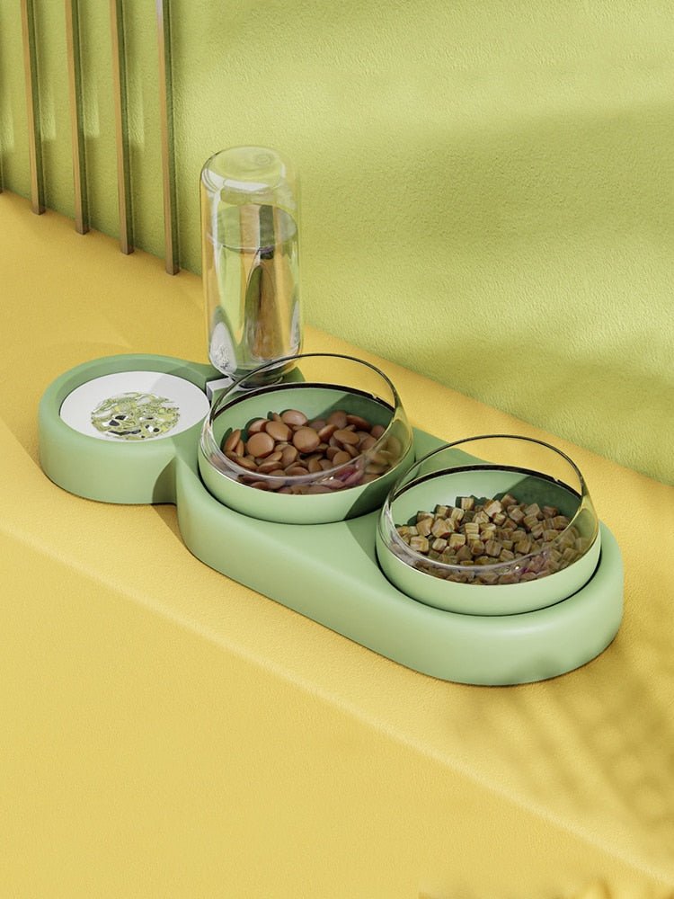 Food Bowl With Water Dispenser - YourCatNeeds