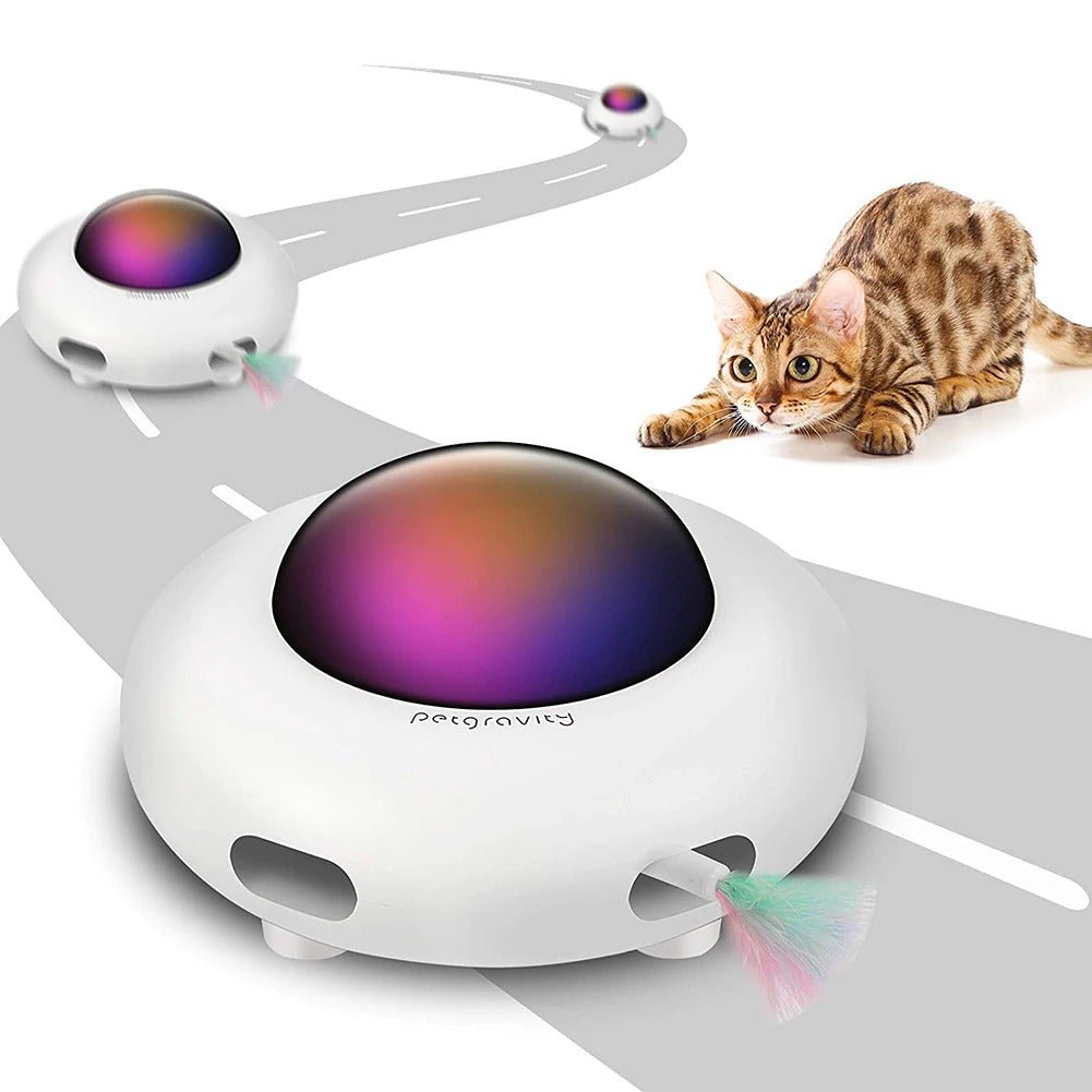 Hide'n'Seek-UFO Cat Toy - YourCatNeeds