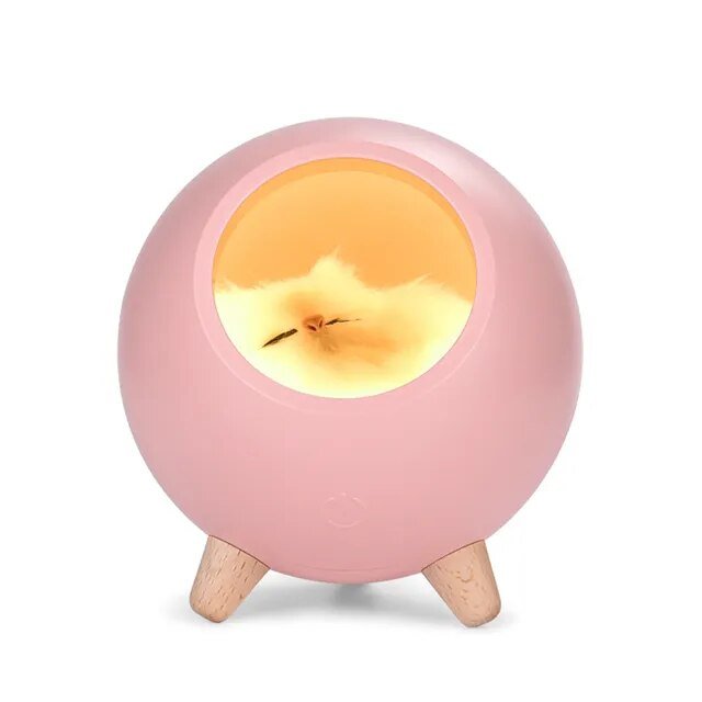 Napping Cat Lamp - YourCatNeeds