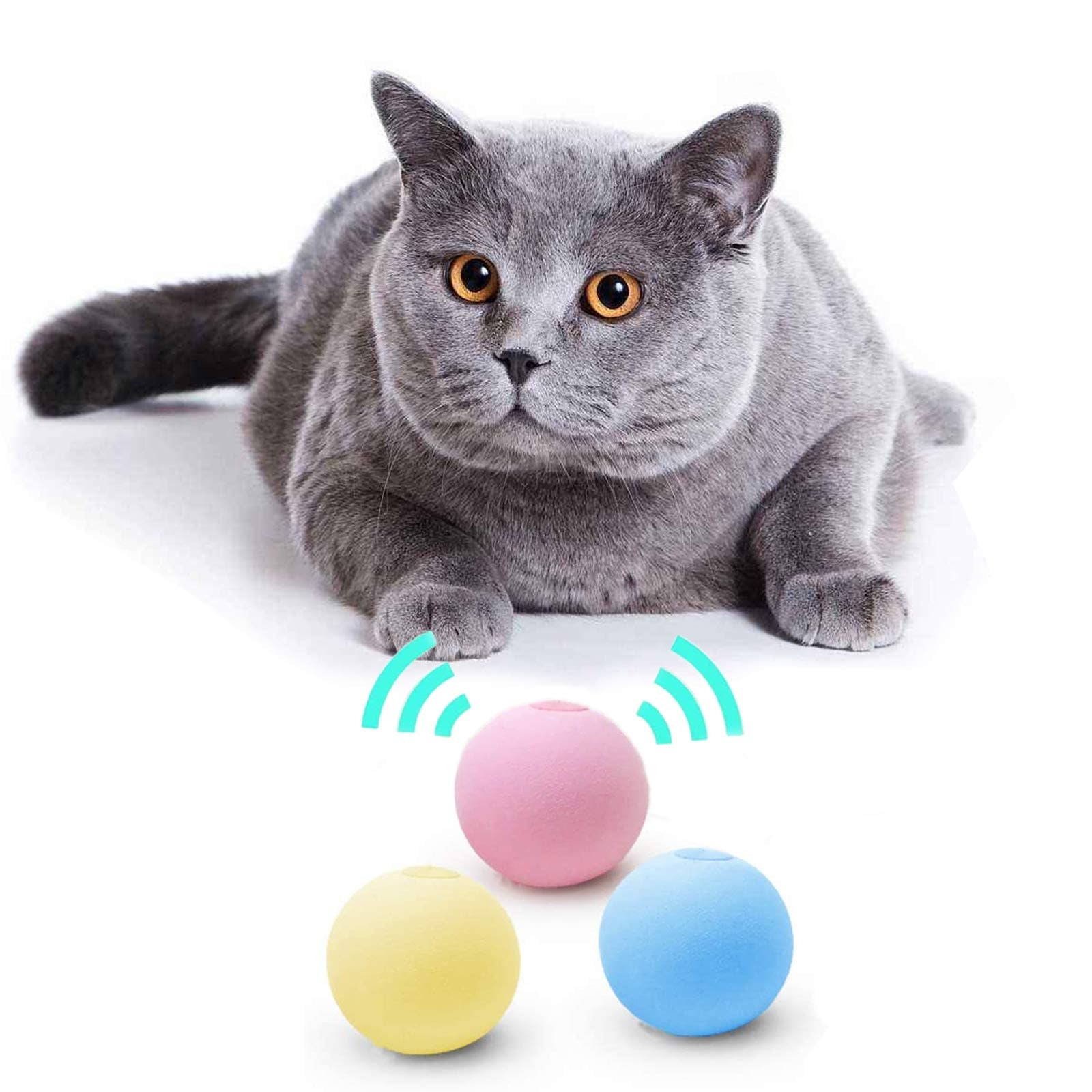 Smart Interactive Cat Toy Ball - YourCatNeeds